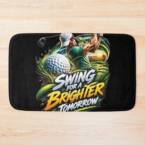Item preview, Swing For A Brighter Tomorrow Golf Champion Design designed and sold by M. Mamdouh Artworks.