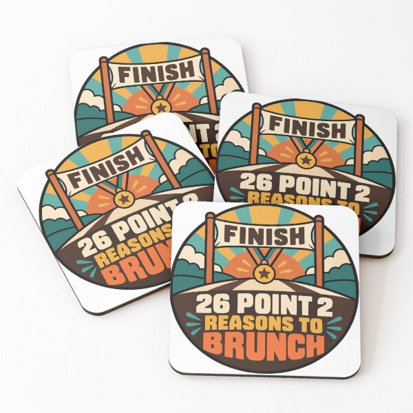 Item preview, Marathon Gift - 26 Point 2 Reasons To Brunch designed and sold by RedRubyBubble.