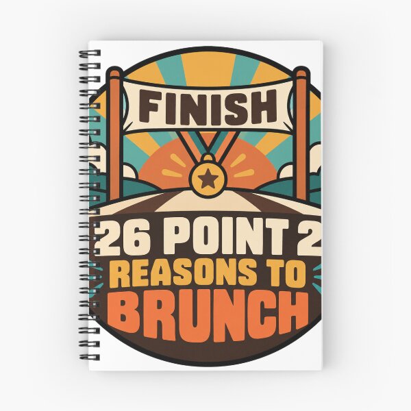 Item preview, Marathon Gift - 26 Point 2 Reasons To Brunch designed and sold by RedRubyBubble.
