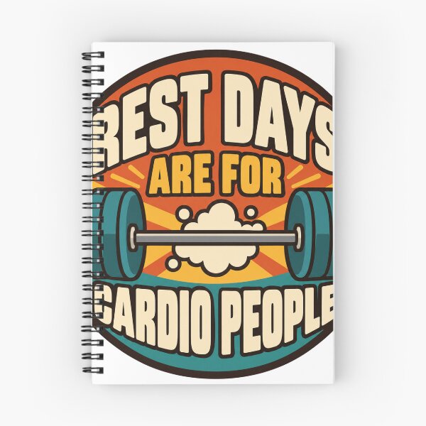 Item preview, Gym Gift - Rest Days Are For Cardio People designed and sold by RedRubyBubble.