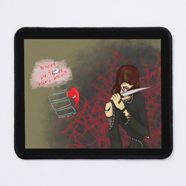 Item preview, Gothic Heartbreak Restart Option Art designed and sold by Baby-Care.