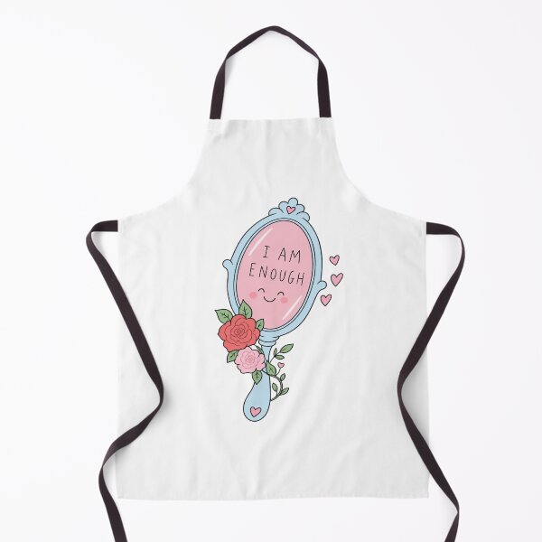 Item preview, I Am Enough Floral Mirror designed and sold by Rosaferra.
