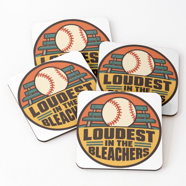 Item preview, Baseball Mom Gift - Loudest In The Bleachers designed and sold by RedRubyBubble.