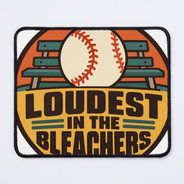 Item preview, Baseball Mom Gift - Loudest In The Bleachers designed and sold by RedRubyBubble.