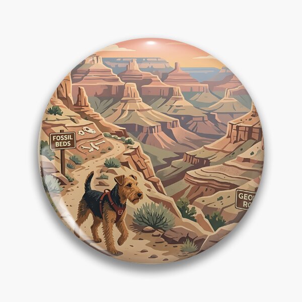 Item preview, Welsh Terrier Canyon Geologist designed and sold by PictoVibe.