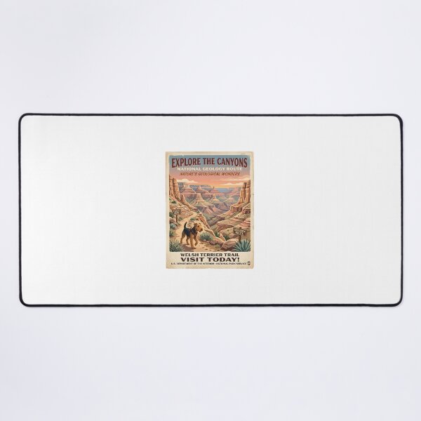 Item preview, Welsh Terrier Canyon Geologist designed and sold by PictoVibe.