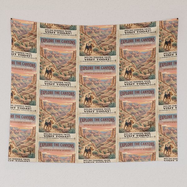 Item preview, Welsh Terrier Canyon Geologist designed and sold by PictoVibe.