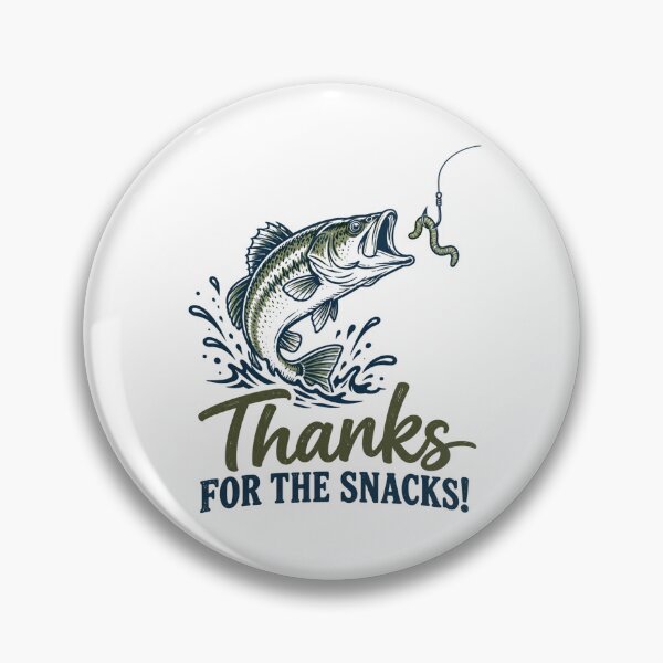 Item preview, Fishing Humor - Thanks for the Snacks designed and sold by CampAndCoast.