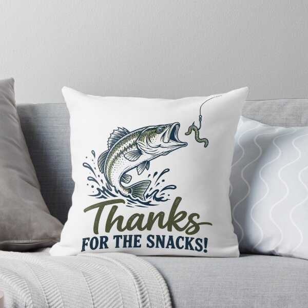 Item preview, Fishing Humor - Thanks for the Snacks designed and sold by CampAndCoast.