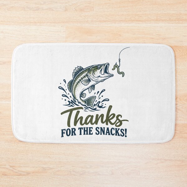 Item preview, Fishing Humor - Thanks for the Snacks designed and sold by CampAndCoast.