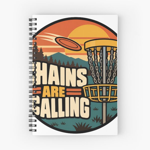 Item preview, Disc Golf Gift - Chains Are Calling designed and sold by RedRubyBubble.