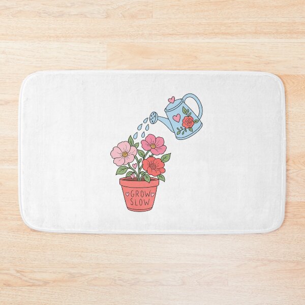 Item preview, Grow Slow Flowers and Watering Can designed and sold by Rosaferra.
