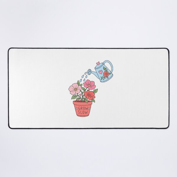 Item preview, Grow Slow Flowers and Watering Can designed and sold by Rosaferra.