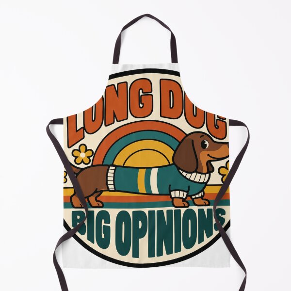 Item preview, Dachshund Gift - Long Dog Big Opinions designed and sold by RedRubyBubble.