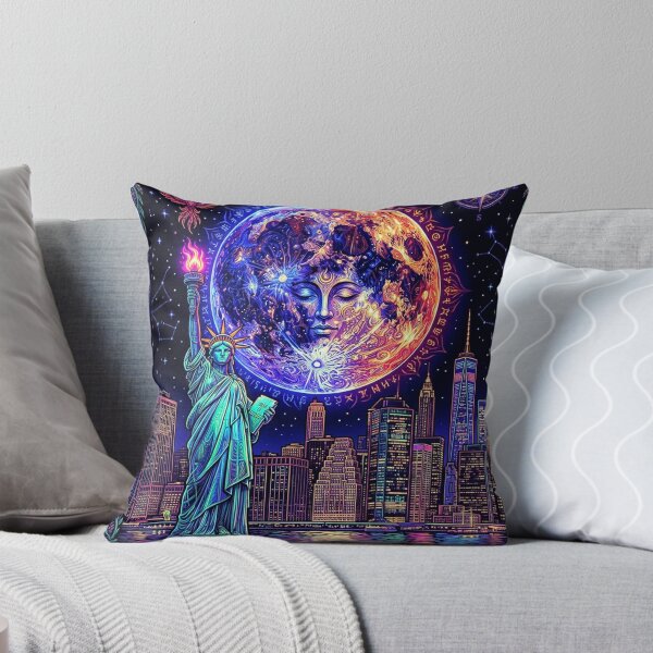 Item preview, Mystical New York  - Celestial Liberty & Alchemical Moon designed and sold by CleverCulture.