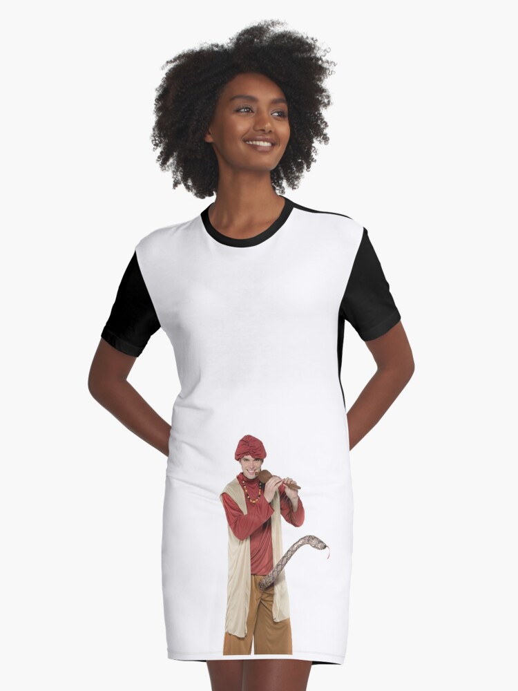 snake t shirt dress