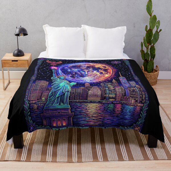 Item preview, Mystical New York  - Celestial Liberty & Alchemical Moon designed and sold by CleverCulture.