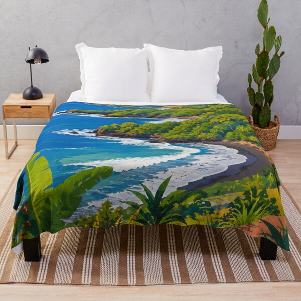 Item preview, Tropical Hidden Coves and Black Sand Beaches Coastal Landscape designed and sold by GutyzDesignsES.