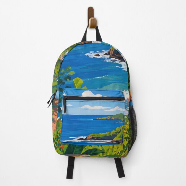 Item preview, Tropical Hidden Coves and Black Sand Beaches Coastal Landscape designed and sold by GutyzDesignsES.
