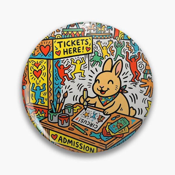Item preview, Netherland Dwarf Carnival Illustrator designed and sold by PictoVibe.