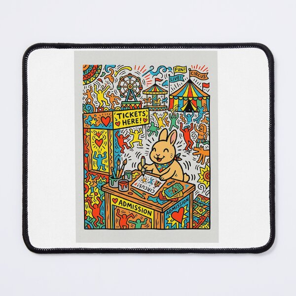 Item preview, Netherland Dwarf Carnival Illustrator designed and sold by PictoVibe.