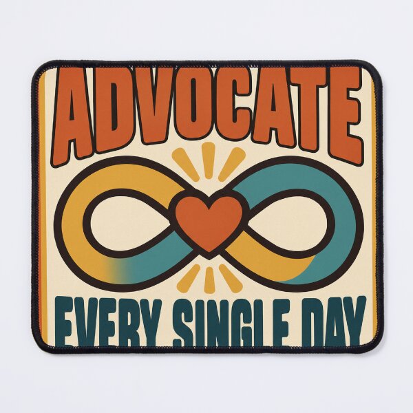 Item preview, Autism Mom Gift - Advocate Every Single Day designed and sold by RedRubyBubble.