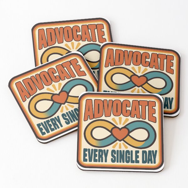 Item preview, Autism Mom Gift - Advocate Every Single Day designed and sold by RedRubyBubble.