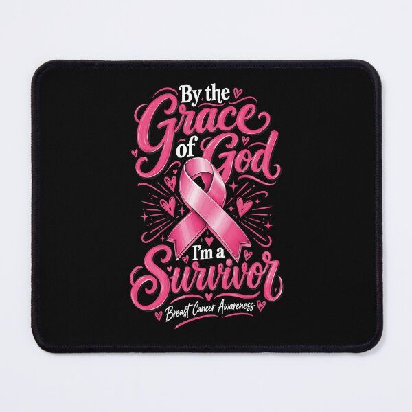 Item preview, By The Grace God I'm A Survivor Breast Cancer Survivor 2 designed and sold by Sallyjoywaxart.