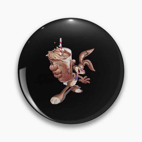 Item preview,  Distressed Retro Cartoon Rabbit Chocolate Milkshake Graphic designed and sold by StephanieKluge.
