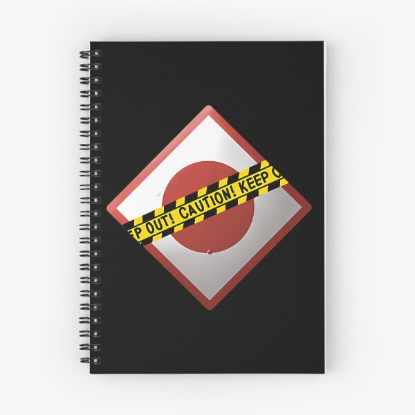 Item preview, Singularity Warning Sign (Vita Carnis) Taped designed and sold by CarinHoffman.