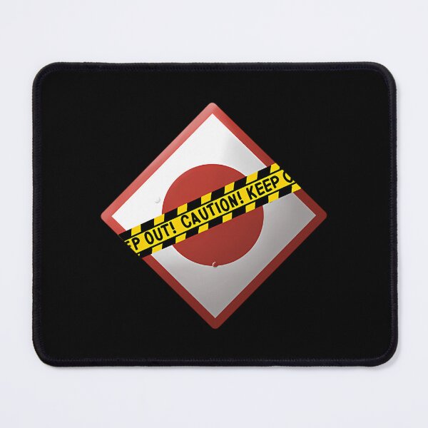 Item preview, Singularity Warning Sign (Vita Carnis) Taped designed and sold by CarinHoffman.