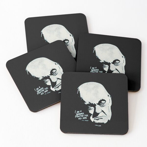 Item preview, Faint Blue Line Art Grumpy Old Man Sketch designed and sold by StephanieKluge.