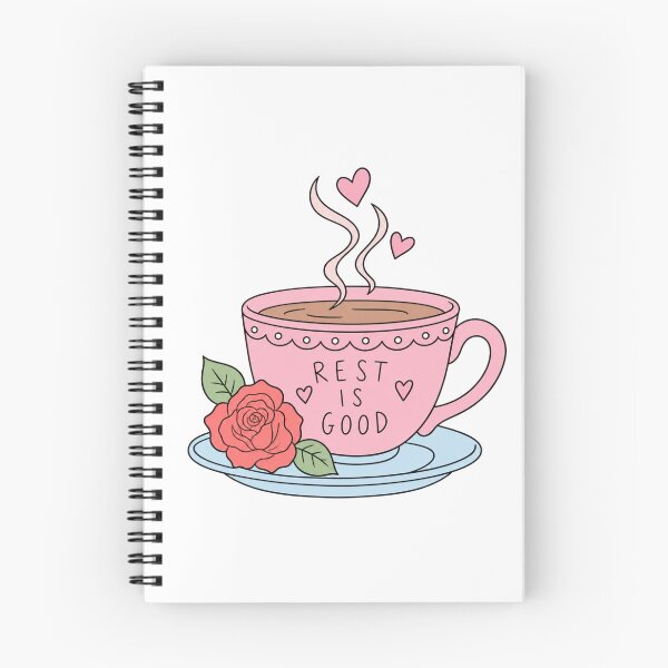 Item preview, Rest Is Good Pink Teacup designed and sold by Rosaferra.