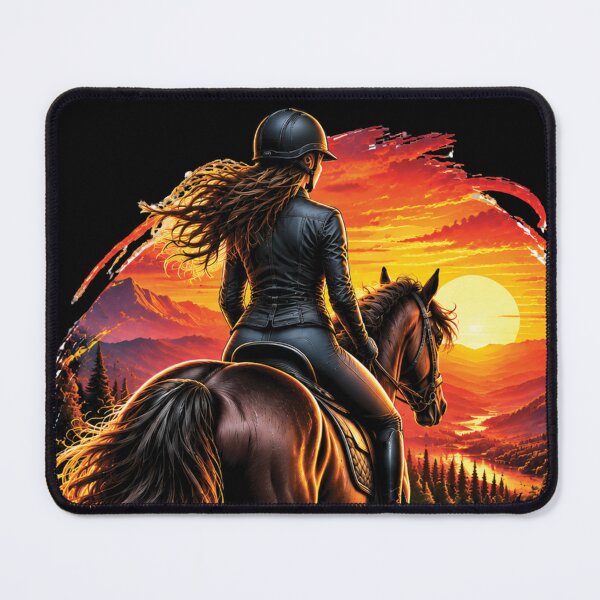 Item preview, Explore More Ride Further Horse Riding Adventure Design designed and sold by M. Mamdouh Artworks.