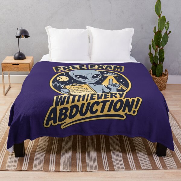 Item preview, Free Exam With Every Abduction UFO Alien Humor T-Shirt designed and sold by VoglR.
