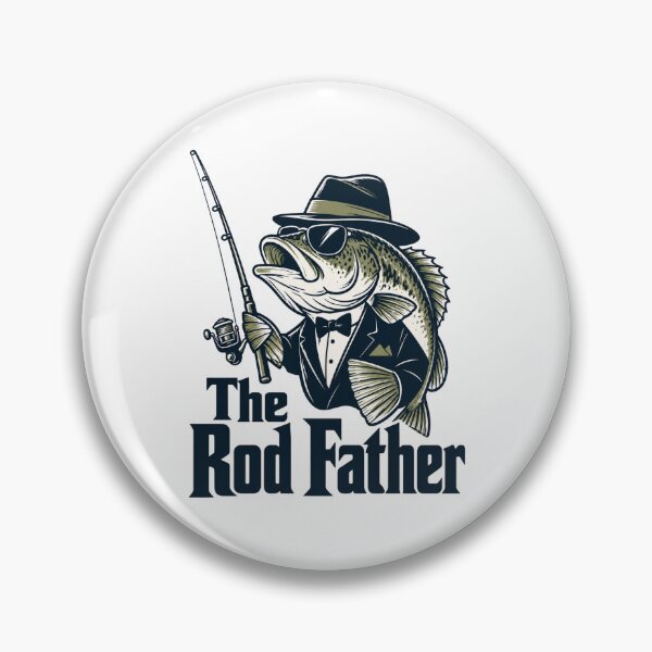 Item preview, Fishing Humor - The Rod Father designed and sold by CampAndCoast.