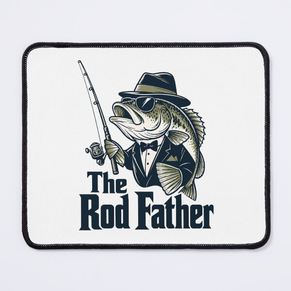 Item preview, Fishing Humor - The Rod Father designed and sold by CampAndCoast.