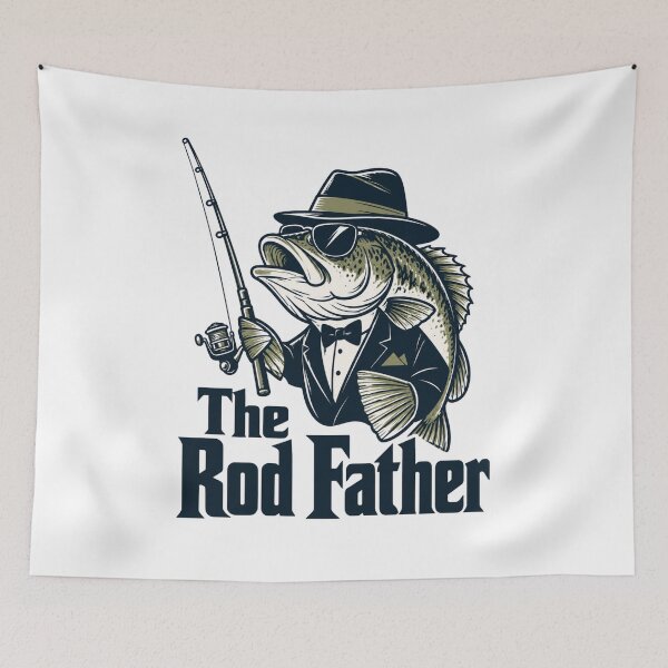 Item preview, Fishing Humor - The Rod Father designed and sold by CampAndCoast.