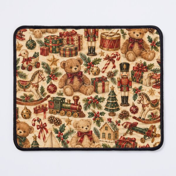 Item preview, Vintage Christmas Toy Shop Nutcracker designed and sold by mycute-stickers.