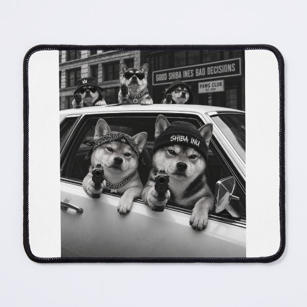 Item preview, Funny Shiba Inu Good Dog Bad Decisions designed and sold by luu phong.