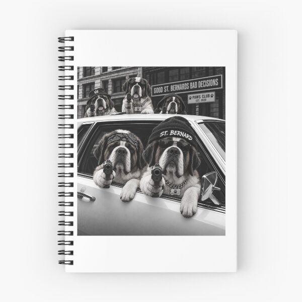 Item preview, Funny St Bernard Good Dog Bad Decisions designed and sold by luu phong.