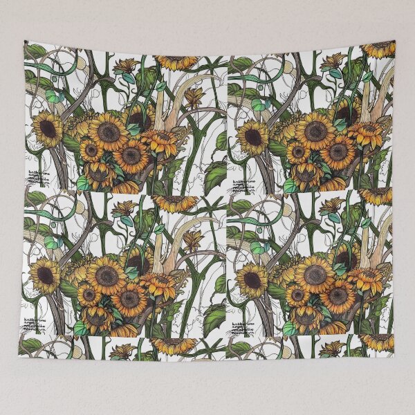 Item preview, Wild Sunflowers designed and sold by Katherine Anne Michelle Minerva.