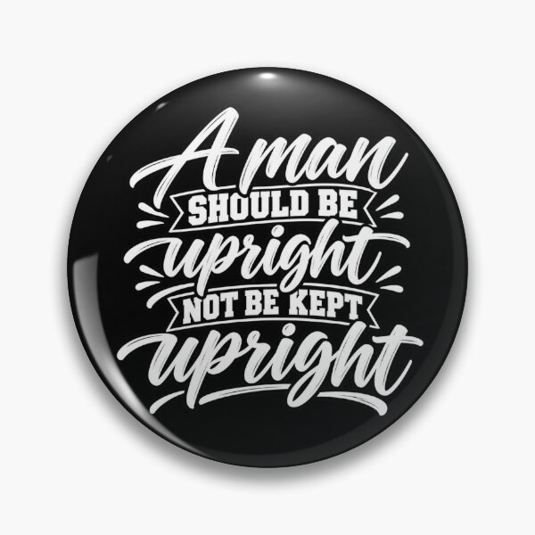 Item preview, A Man’s True Posture designed and sold by Quote Gallery.