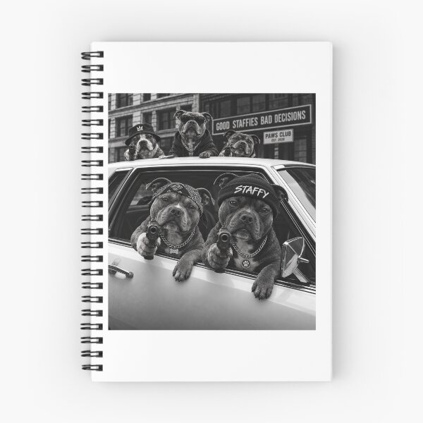 Item preview, Funny Staffy Good Dog Bad Decisions designed and sold by luu phong.