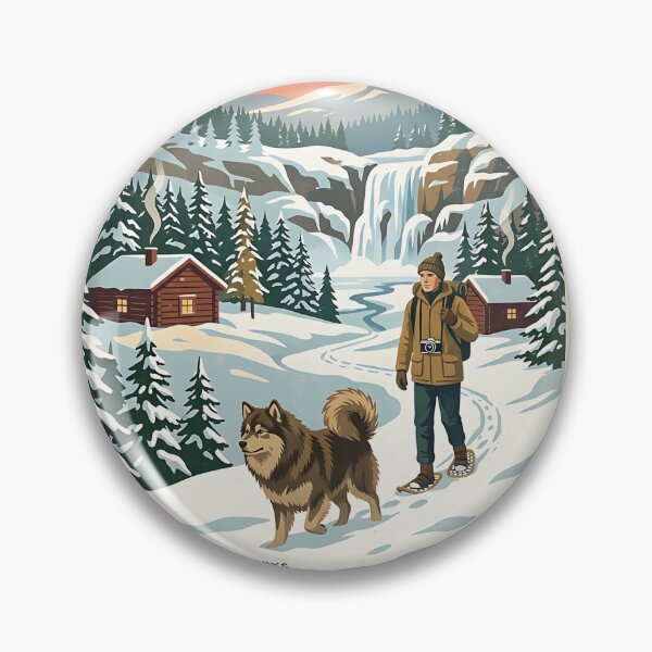 Item preview, Finnish Lapphund Winter Photographer designed and sold by PictoVibe.