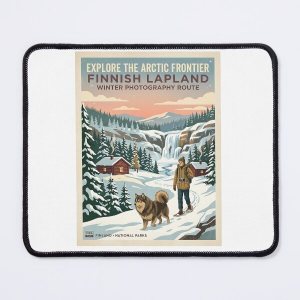 Item preview, Finnish Lapphund Winter Photographer designed and sold by PictoVibe.