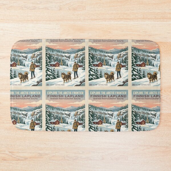 Item preview, Finnish Lapphund Winter Photographer designed and sold by PictoVibe.