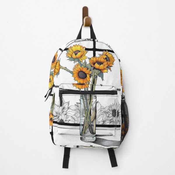 Item preview, Black & White & Sunflowers designed and sold by Katherine Anne Michelle Minerva.
