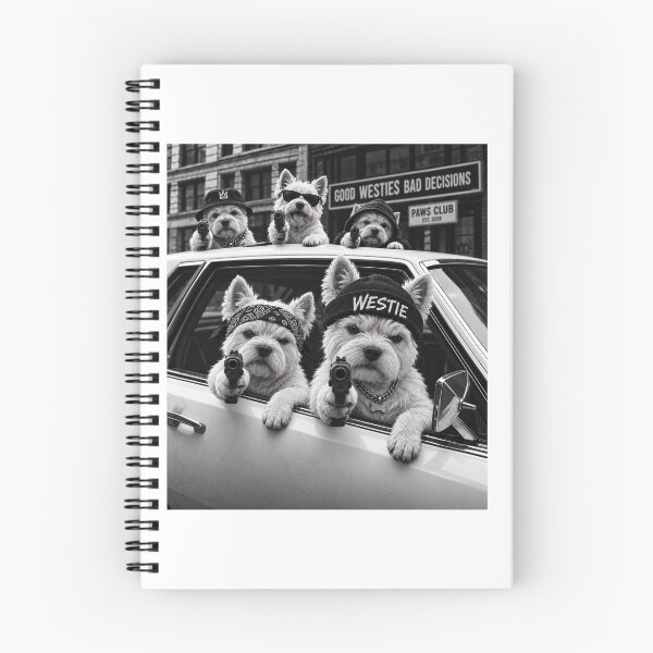 Item preview, Funny Westie Good Dog Bad Decisions designed and sold by luu phong.