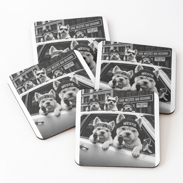Item preview, Funny Westie Good Dog Bad Decisions designed and sold by luu phong.